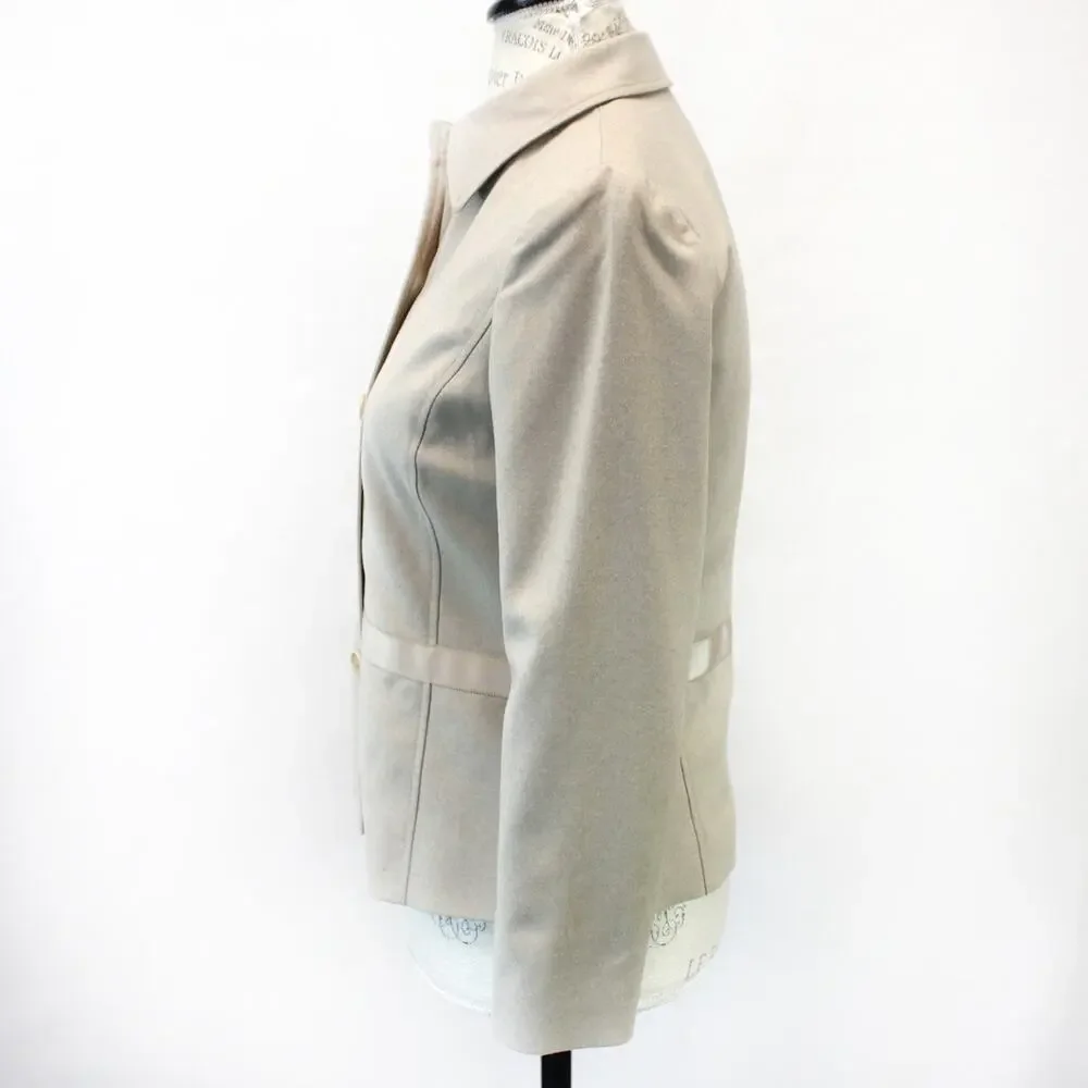 Theory Pants Suit Women's Y2K 100% Wool Quiet Luxury Minimalist Slim Fit Small